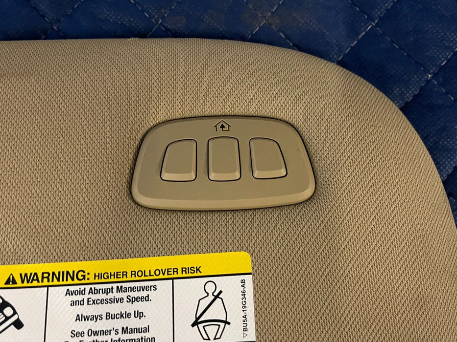 2017 2018 2019 FORD F250 F350 F450 LARIAT LEFT & RIGHT TAN OEM SUN VISORS
