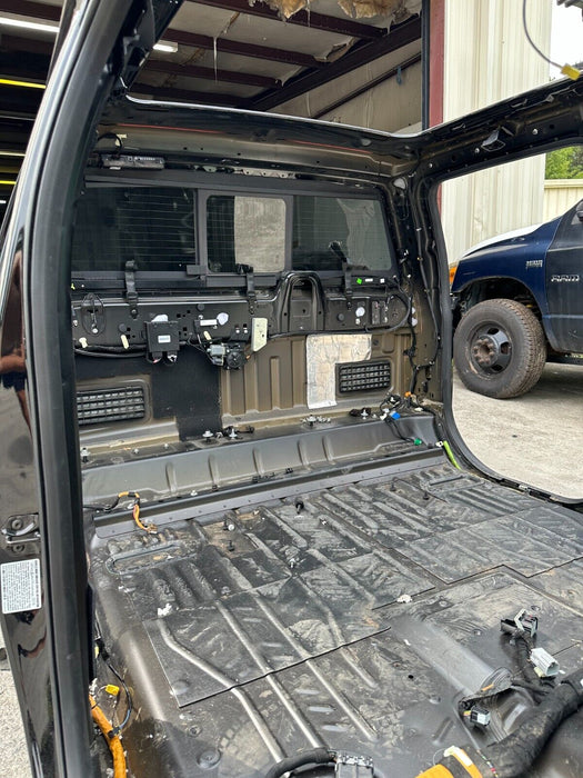 2017 2018 2019 FORD F250 F350 F450 BLACK CREW CAB SHELL MOONROOF W/ BACK GLASS