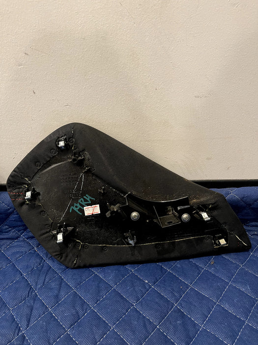 2017 NISSAN 370Z NISMO RED STITCHED ALCANTARA CENTER CONSOLE KNEE PAD PANELS OEM