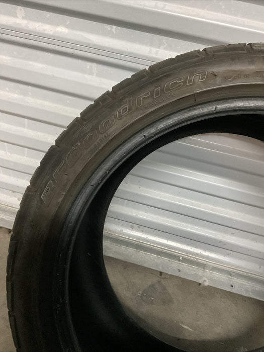 2018 NISSAN 370 NISMO REAR TIRE BFGOODRICH G-FORCE COMP-2 A/2~COSMETIC WEAR~