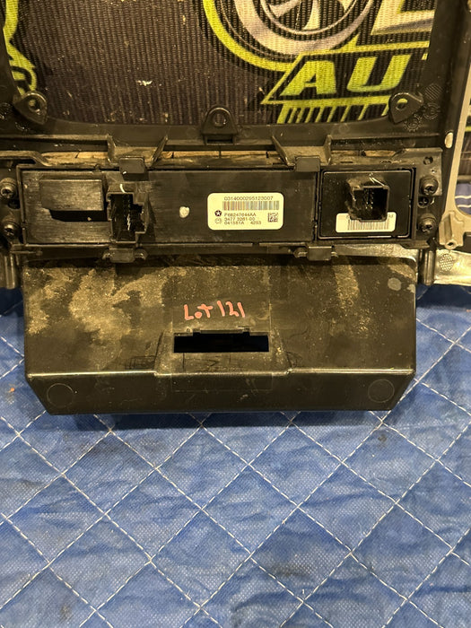 2015 DODGE RAM 2500 RADIO SCREEN SURROUND BEZEL TRIM LOADED OEM