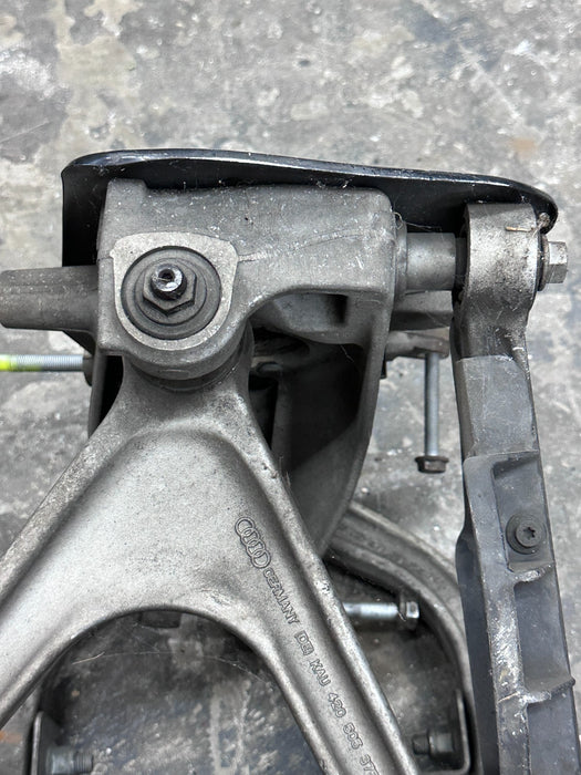 2014-15 AUDI R8 V10 REAR LEFT KNUCKLE SPINDLE ASSEMBLY OEM