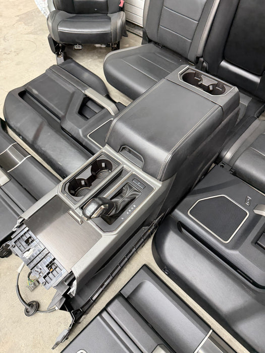 2019 FORD F150 RAPTOR INTERIOR SEATS CENTER CONSOLE DOOR PANELS OEM 2017-2020