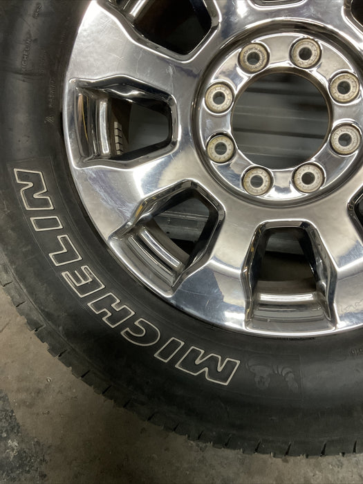 2017 FORD F350 LARIAT OEM WHEEL RIM MICHELIN TIRE 20X8 LT275/65/R20