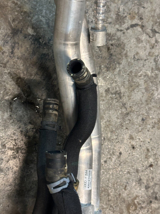 2014 AUDI R8 OEM UNDERBODY CENTER COOLANT PIPE LINE HOSE TUBE 420121050B