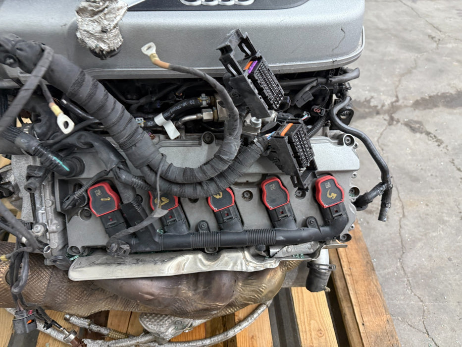 2021 AUDI R8 AWD 5.2L V10 ENGINE MOTOR DROPOUT ASSEMBLY 14,100 MILES