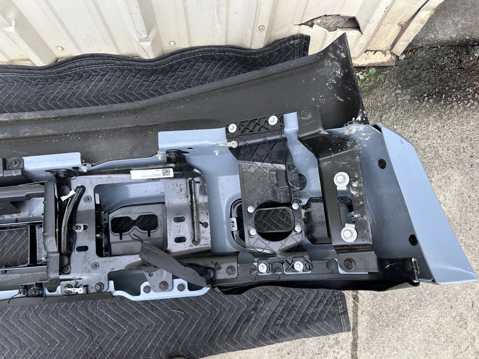 2023  2024 2025 FORD F450 FRONT BUMPER ASSEMBLY GLACIER GRAY~SCRATCHES~