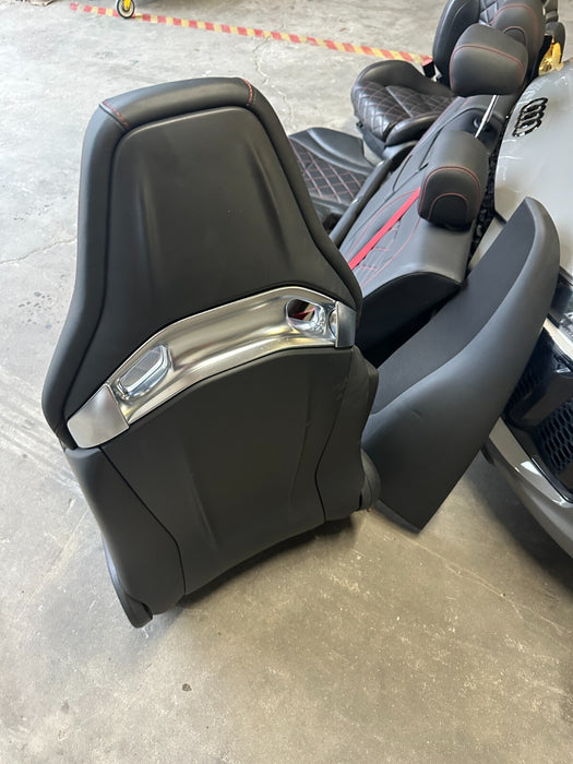 2015 MERCEDES C63S AMG EDITION 1 SEDAN W205 REAR SEATS DIAMOND STITCH OEM