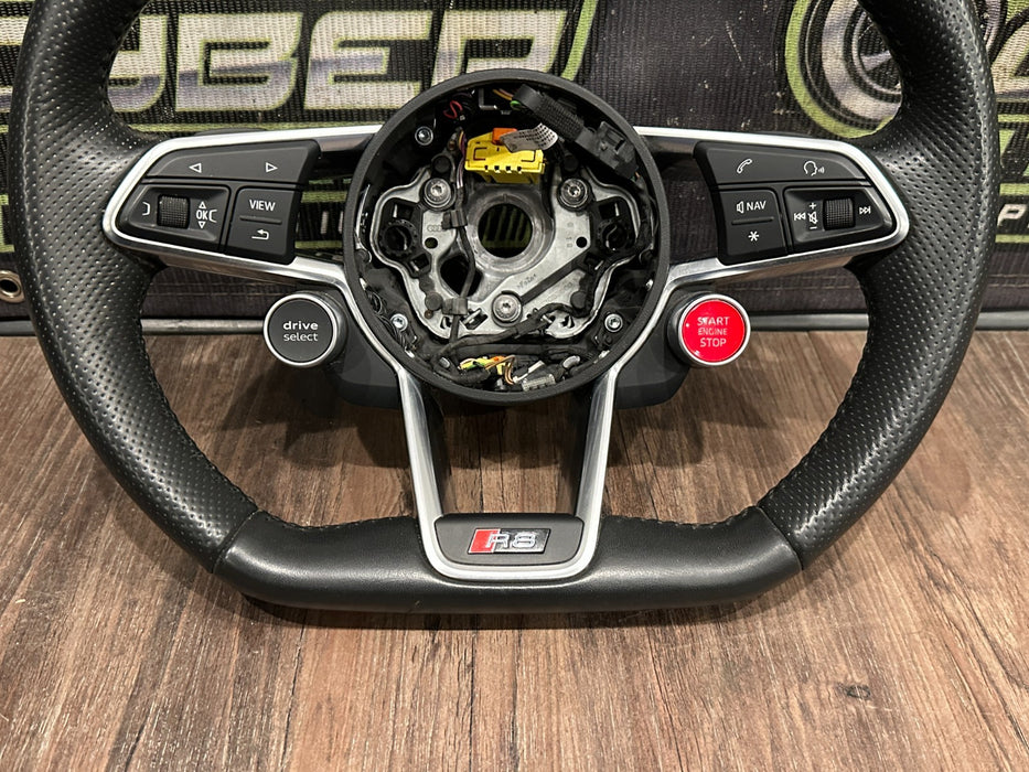 2017 AUDI R8 LEATHER STEERING WHEEL OEM *MINT*