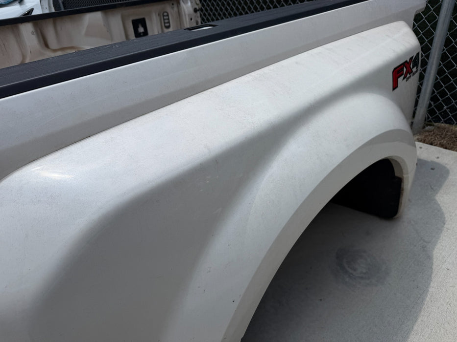 2017-2022 FORD F350 F450 PLATINUM DRW DUALLY LONG BED 8' METALLIC WHITE
