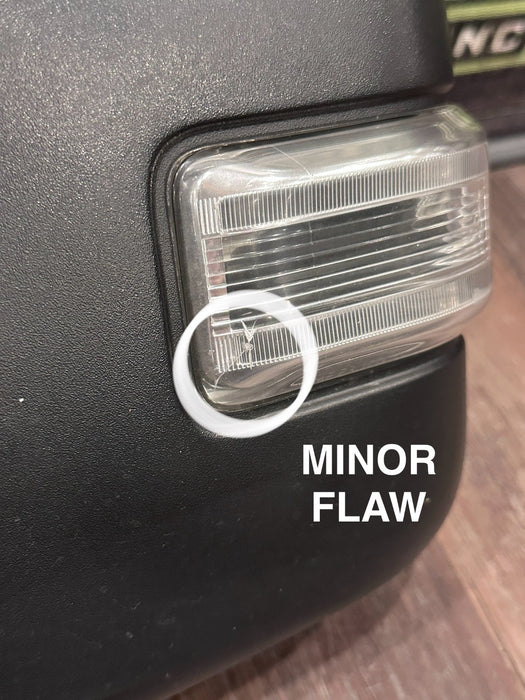 2017-2019 FORD F250 F350 F450 DRIVER LEFT CHROME CAP TOW MIRROR OEM *WEAR 12,14*