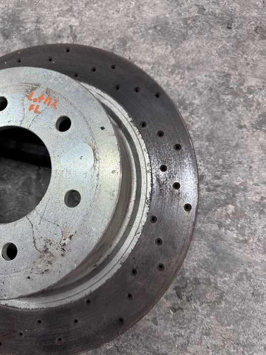 2017 NISSAN TITAN XD FRONT LEFT BRAKE DISC ROTOR OEM