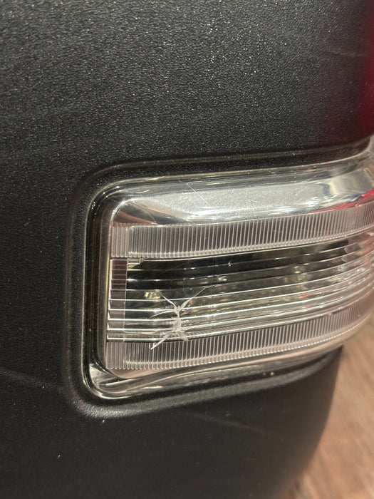 2023-2024 FORD F350 LEFT DRIVER CHROME CAP TOW MIRROR W CAMERA OEM