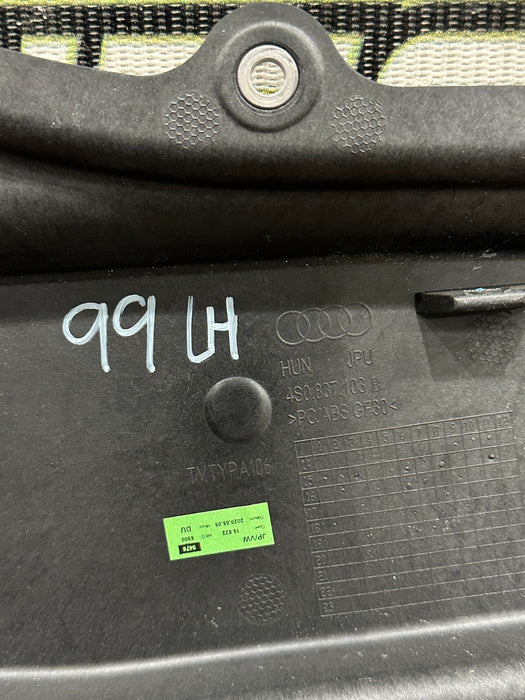 2021 AUDI R8 DRIVER LEFT DOOR WINDOW REGULATOR COVER TRIM OEM 4S0 837 103 B