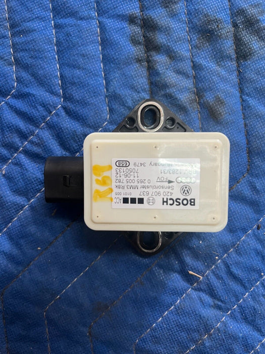 2012 AUDI R8 YAW ACCELERATION SENSOR MODULE 420907637 OEM 420 907 637