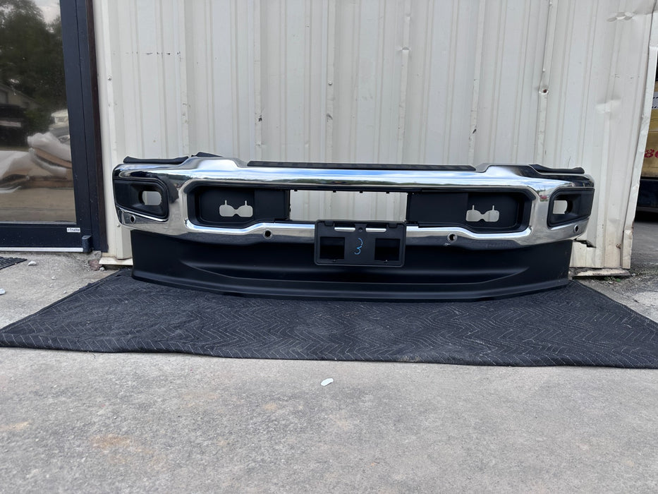 2023 2024 2025 FORD F250 F350 FRONT BUMPER ASSEMBLY CHROME OEM