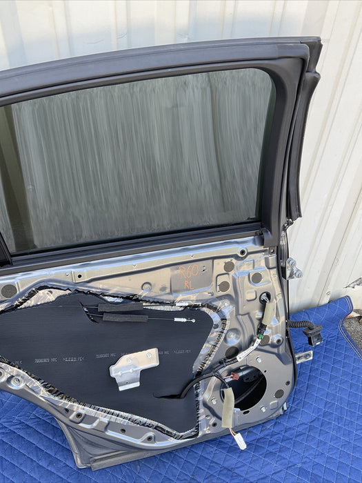 2014-2017 INFINITI Q50 RED SPORT REAR DRIVER LEFT DOOR GREY METALLIC (KAD) OEM