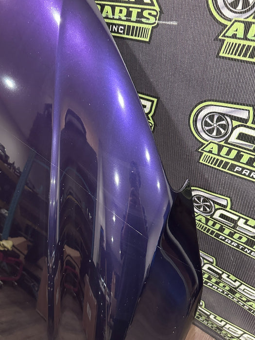 2014 AUDI R8 FRONT HOOD BONNET ASSEMBLY OEM GENUINE PURPLE