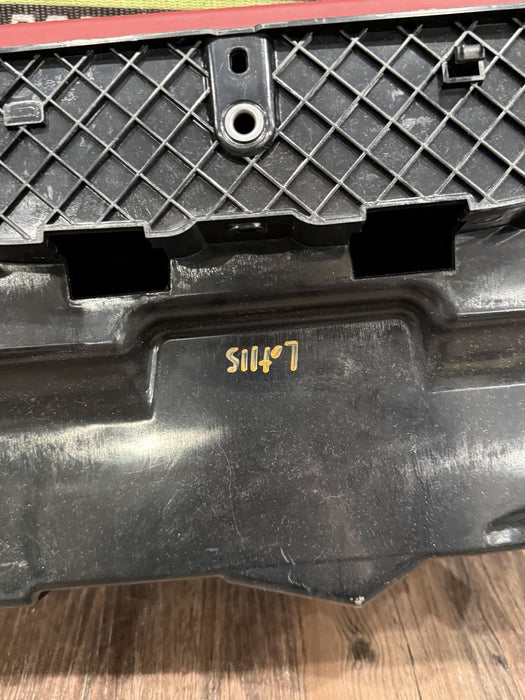 2014 PORSCHE 911 TURBO S 991 RED GLOVE BOX STORAGE COMPARTMENT OEM *SLIGHT WEAR*