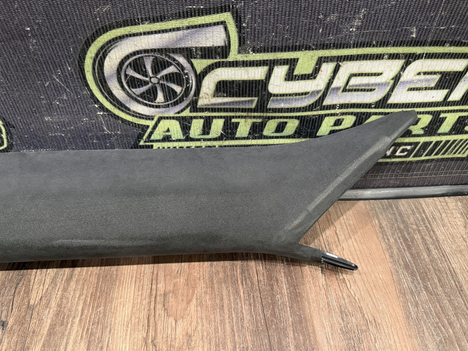 2014 PORSCHE 911 TURBO S 991 LEFT ALCANTARA A PILLAR TRIM OEM 991.555.182 *WEAR