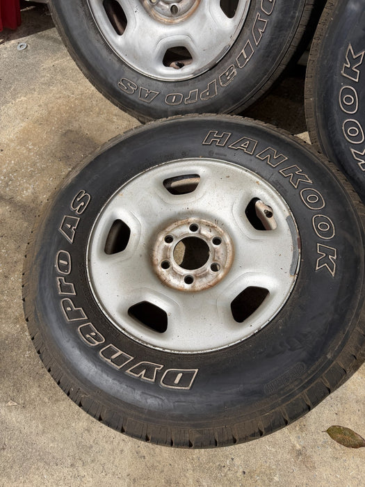 FORD F150 17X7.5 STEEL SPARE WHEELS RIMS TIRES OEM