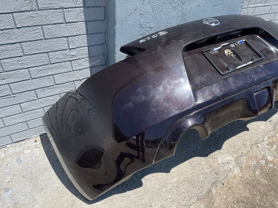 2010 NISSAN 370Z REAR BUMPER COVER COMPLETE BLACK CHERRY *NAG* OEM 2009-2020