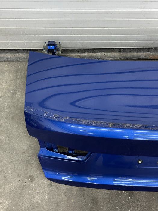 2024 BMW M3 M4 G80 G82 TRUNK LID BLUE OEM *MINOR PAINT CHIP/RESIDUE 12-13*