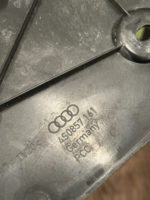 2021 AUDI R8 V10 FRONT TRUNK FRUNK LATCH LOCK COVER TRIM PANEL 4S0 857 161