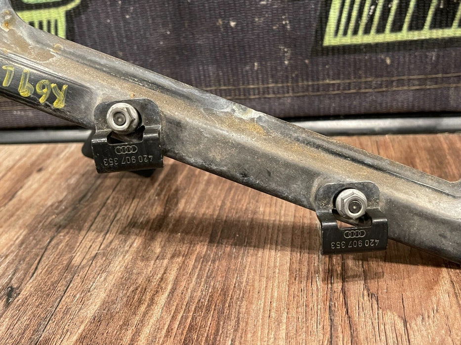 2012 AUDI R8 ECM ECU PCM LEFT LOWER BRACKET MOUNT OEM 420 907 461 B