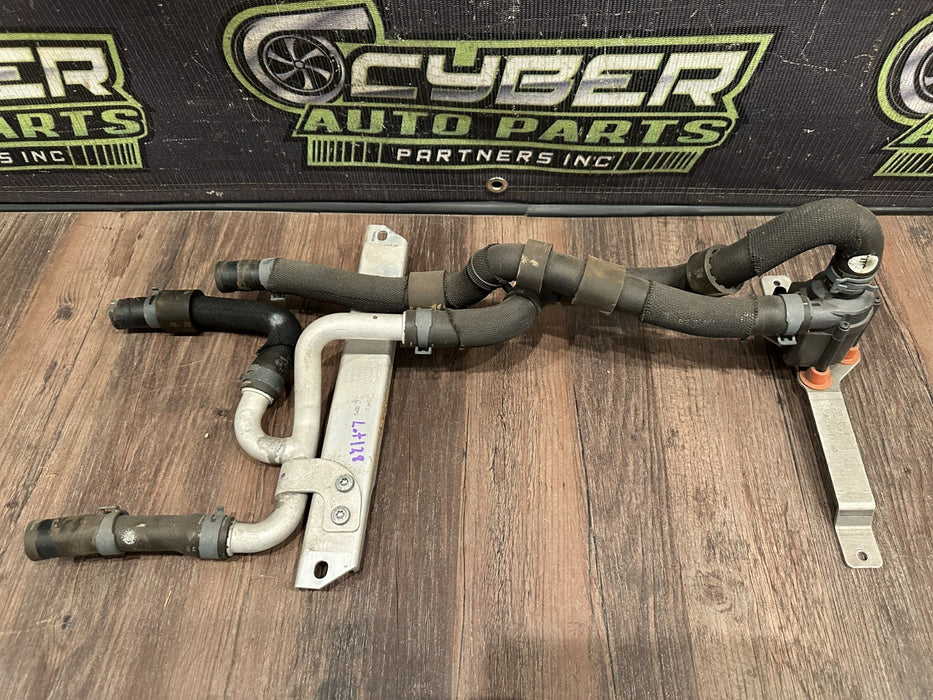 2017 AUDI R8 COOLANT HOSE PIPE LINE W MOUNT BRACKET OEM 4S0 813 239 C