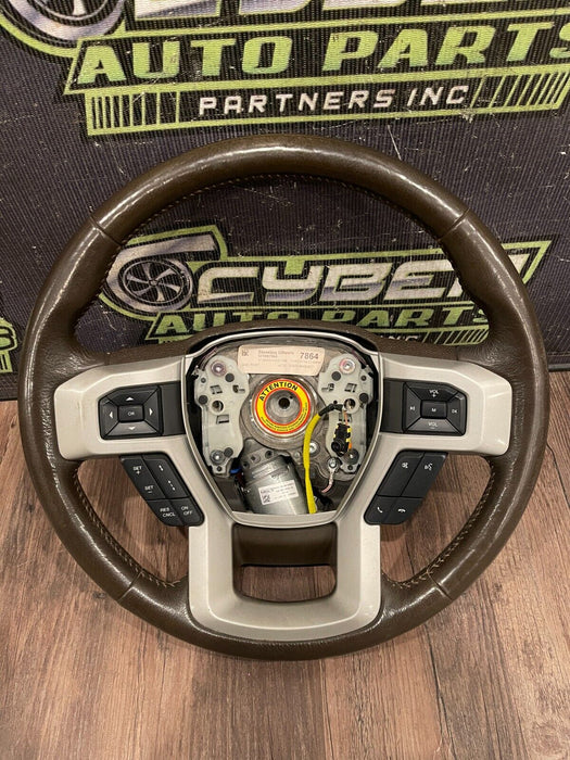 2017-2022 FORD F250 F450 KING RANCH ADAPTIVE STEERING WHEEL *FAULT*