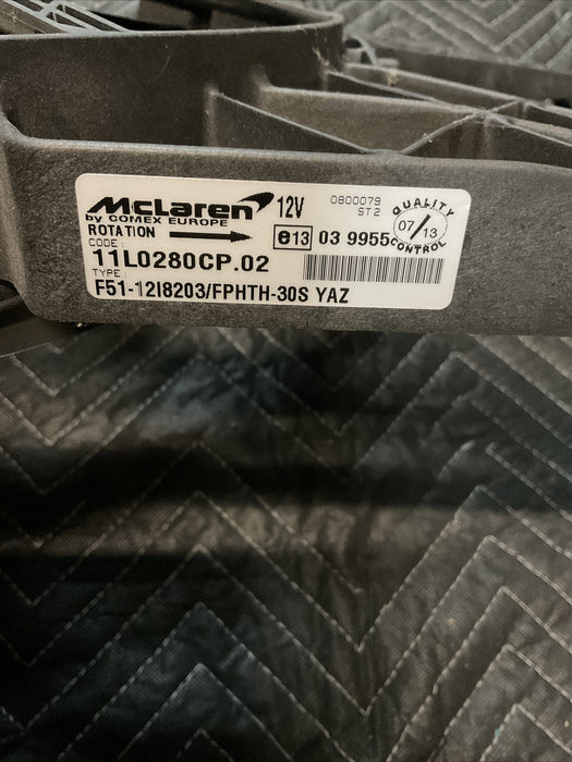 2018 MCLAREN 720S RADIATOR FAN MOTOR 11L0280CP.02 OEM