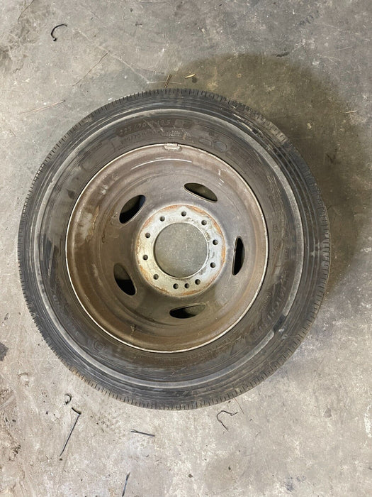 2019 FORD F450 DUALLY MICHELIN REAR INNER TIRE WHEEL RIM 225/70R19.5