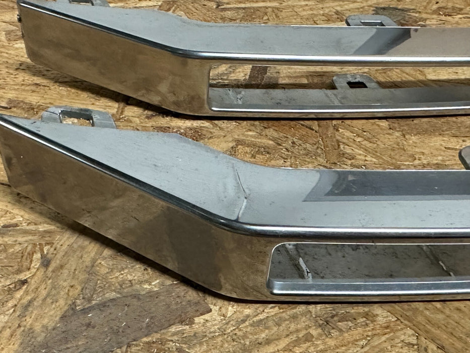 2017-2019 FORD F250 F350 F450 PLATINUM CHROME FRONT LOWER GRILLE INSERTS TRIMS