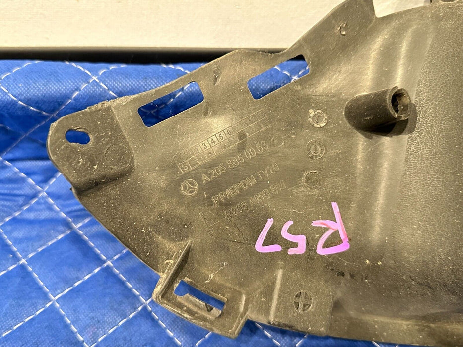 2017 MERCEDES-BENZ C63 AMG CONV FRONT BUMPER DRIVER LEFT SIDE AIR DUCT OEM