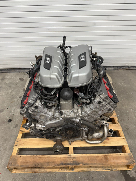 2021 AUDI R8 AWD 5.2L V10 ENGINE MOTOR DROPOUT ASSEMBLY 14,100 MILES