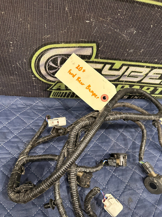 2020-2022 FORD F350 F450 REAR BUMPER PARKING SENSOR HARNESS OEM LC3T-15K868-AD