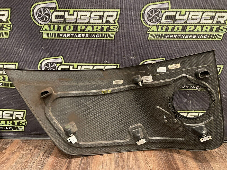 2012 AUDI R8 PASSENGER RIGHT CARBON FIBER BLADE W GAS CAP CUTOUT OEM *DAMAGED*