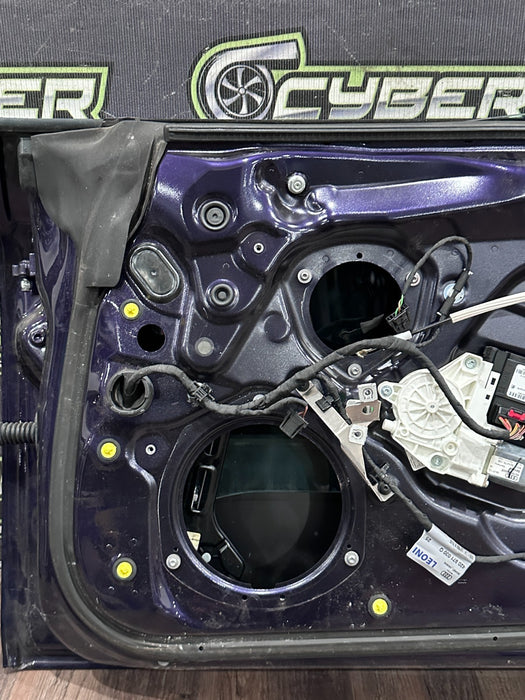 2014 AUDI R8 SPYDER RIGHT PURPLE DOOR SHELL W WINDOW OEM *FLAWS/READ*