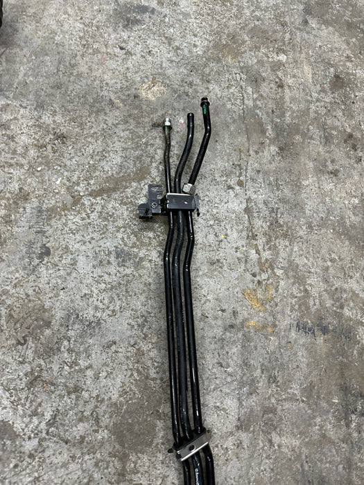 2012 AUDI R8 OEM FRONT POWER STEERING OIL COOLER RADIATOR W/ PIPE LINES HOSES