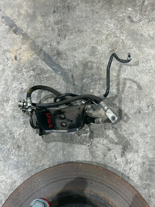 2013 NISSAN 370Z SPORT RED CALIPERS ROTORS BRAKE LINES SET OEM