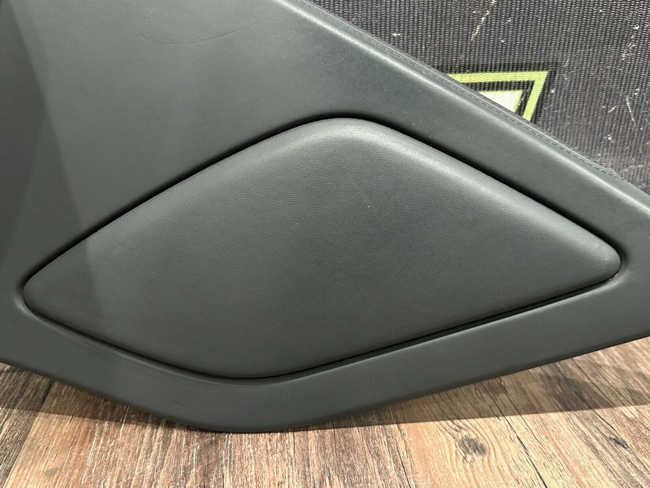 2017-18 AUDI R8 PLUS SPYDER DRIVER LEFT LEATHER COVERFRAME PANEL OEM 4S1 858 970