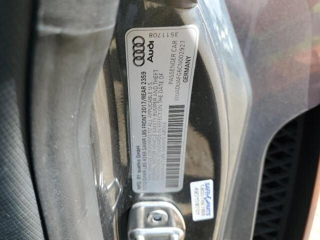 2014 AUDI R8 V10 OEM SECONDARY AIR PUMP