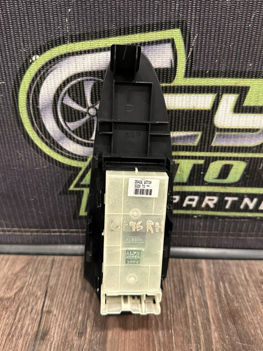 2010 NISSAN 370Z PASSENGER RIGHT MASTER DOOR WINDOW SWITCH CONTROL OEM