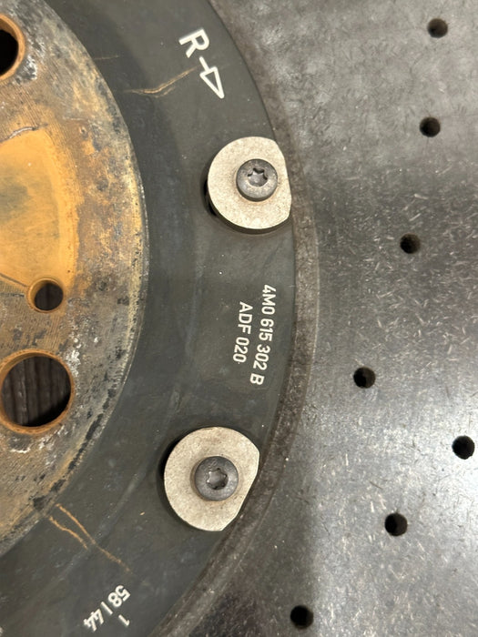 2018-2024 LAMBORGHINI URUS FRONT REAR CARBON CERAMIC BRAKE ROTORS SET OEM