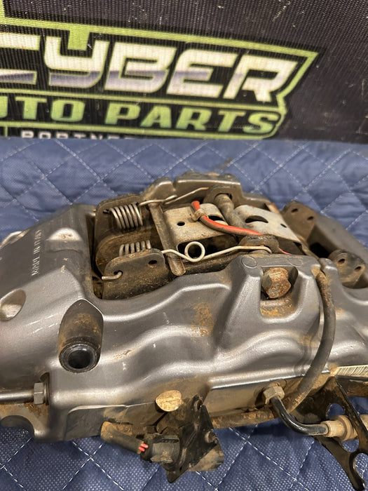 2014 AUDI R8 BREMBO FRONT LEFT CARBON CERAMIC BRAKE CALIPER OEM *READ*