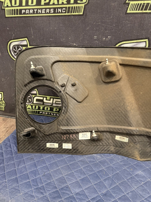 2014 AUDI R8 PLUS PASSENGER SIDE CARBON FIBER BLADE OEM GENEUINE *HAS PPF*