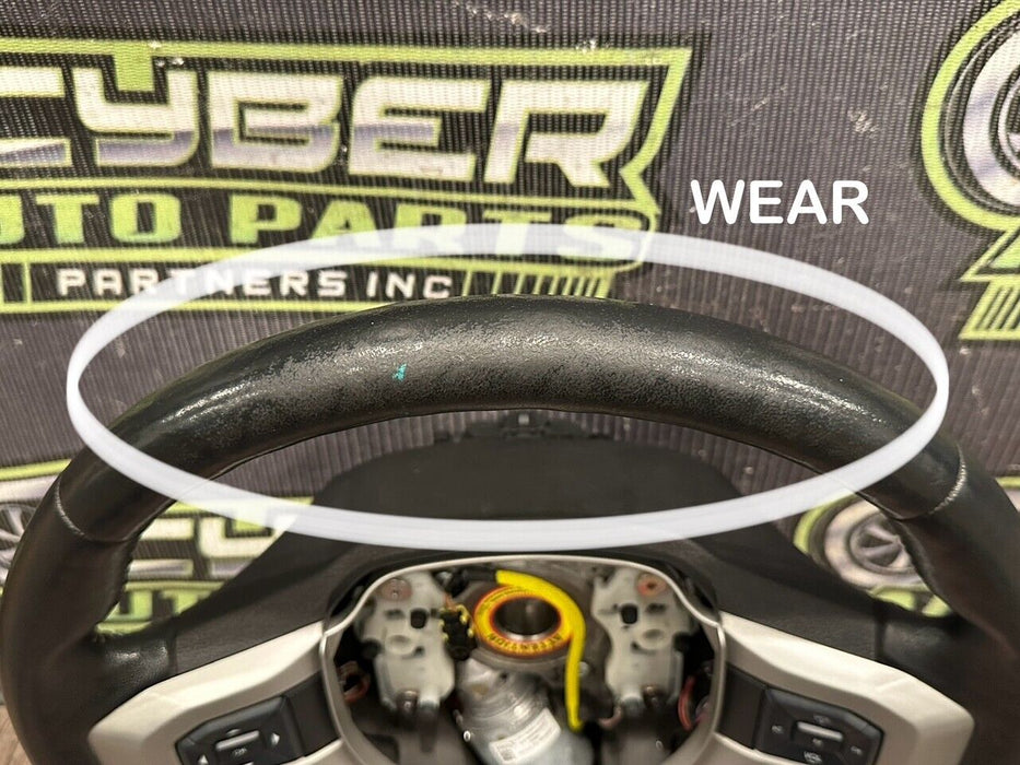 2017-2019 FORD F250 F350 F450 STEERING WHEEL W AD STEERING OEM *FAULT/PARTS ONLY