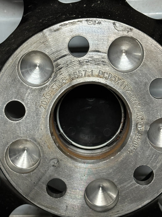 2021 AUDI R8 20X9 5X112 ANRKY FRONT WHEEL RIM TIRE GENUINE OEM ~MINOR BENT~