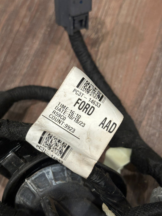 2023-2025 FORD F250 F350 F450 REAR LEFT DOOR WIRING HARNESS OEM PC3T-14633
